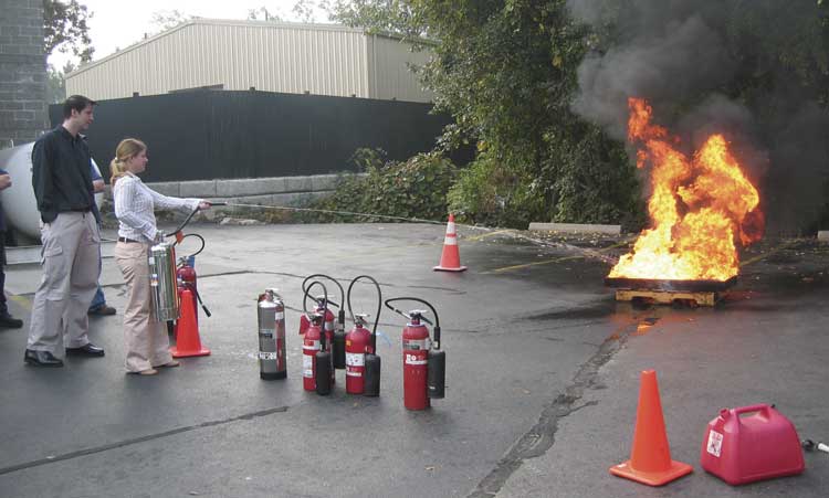 Keane Fire and Safety fire extinguisher training