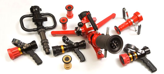 Fire hose nozzles